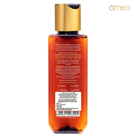 Omeo Arnica Hair Oil With Arnica & Jaborandi | 100% Herbal Extract | Unisex - 100Ml