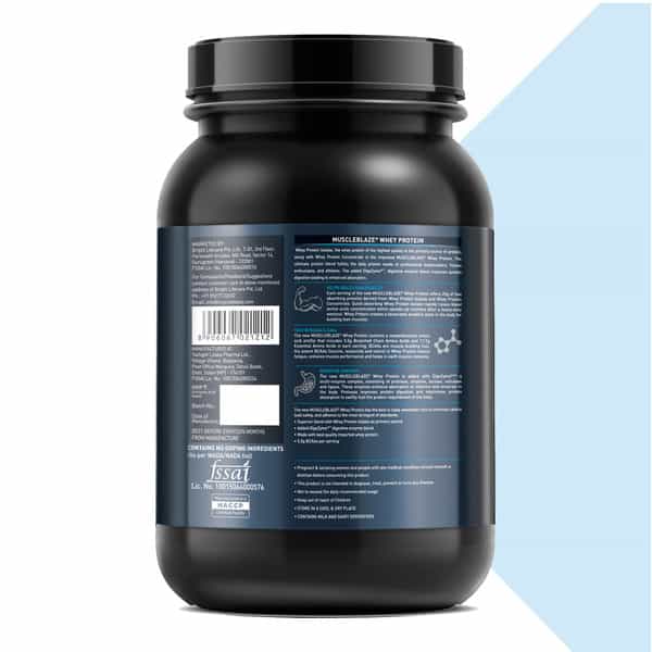 Muscleblaze 100% Whey Protein | Ultra Premium Whey Blend (Strawberry | 1 Kg / 2.2 Lb)