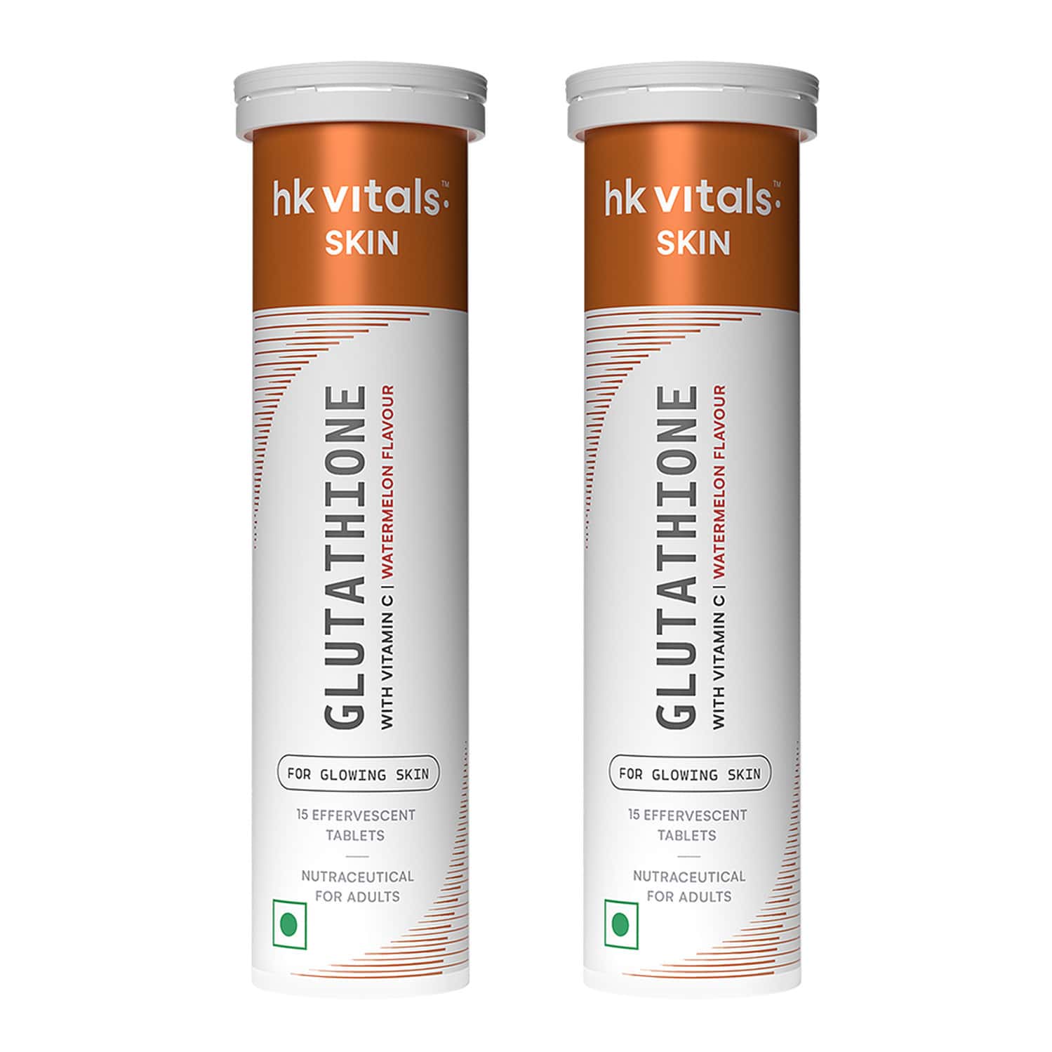 Hk Vitals Glutathione (watermelon | 15 Tabs) X2 | For Skin Glow & Hydration