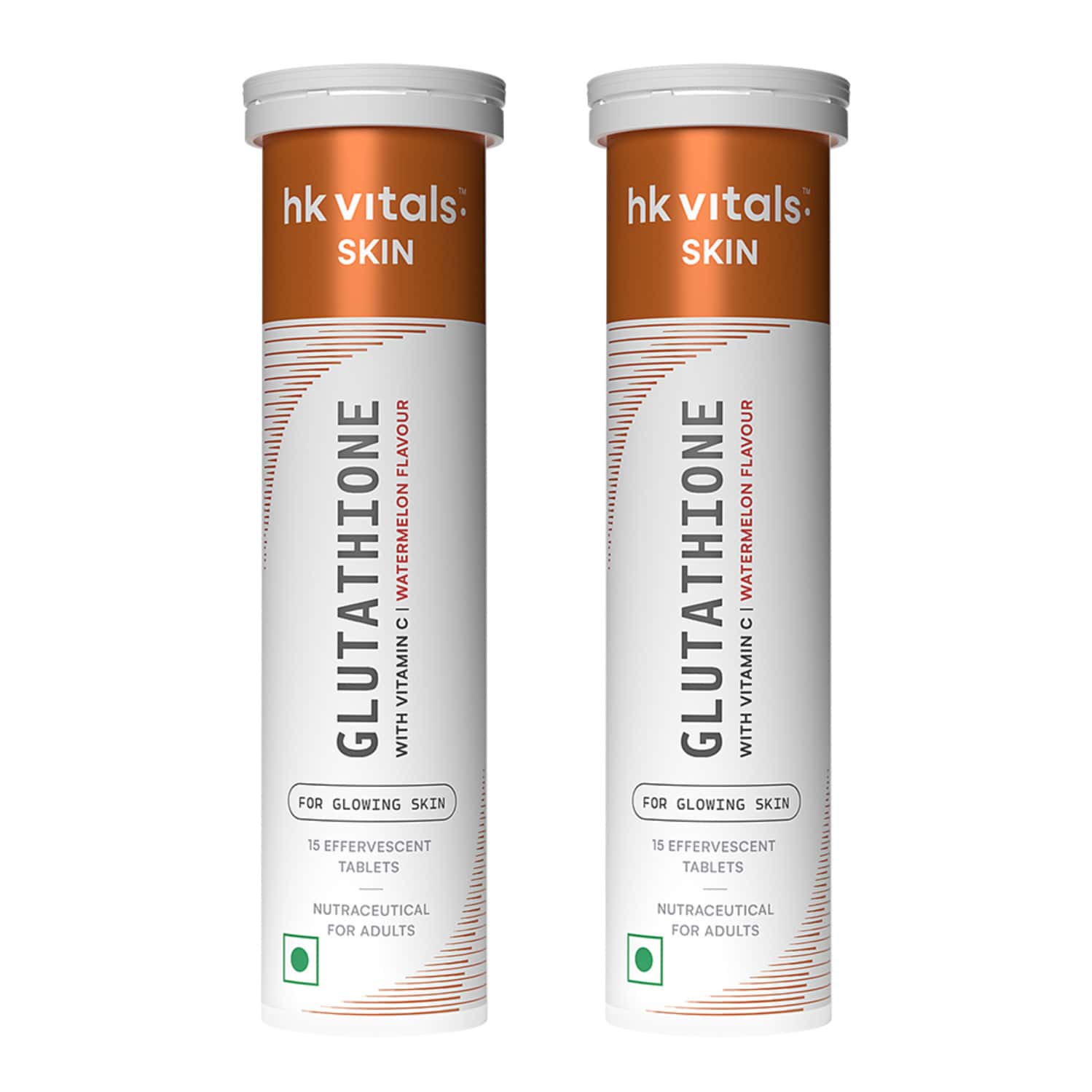 Hk Vitals Glutathione (watermelon | 15 Tabs) X2 | For Skin Glow & Hydration