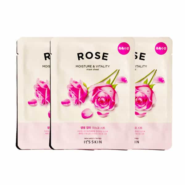 It's Skin The Fresh Mask Sheet - Rose - Pack Of 3