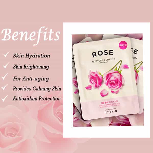 It's Skin The Fresh Mask Sheet - Rose - Pack Of 3
