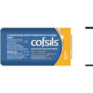 Cofsils Mulethi Flavour Quick Relief From Sore Throat Lozenges Jar 120 No's
