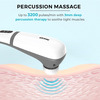 Beatxp Stream Elite Cordless Full Body Massager For Pain Relief With 4 Attachments (White & Grey)