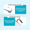 Beatxp Stream Elite Cordless Full Body Massager For Pain Relief With 4 Attachments (White & Grey)