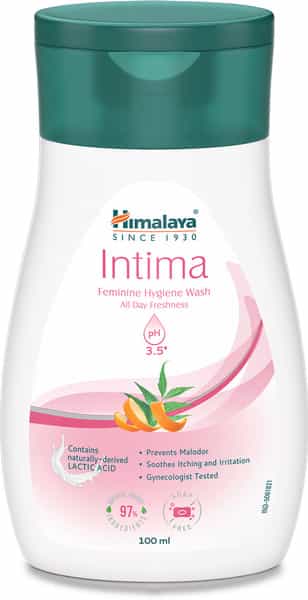 Himalaya Intima Feminine Hygiene Wash | Ph 3.5 | 100 Ml