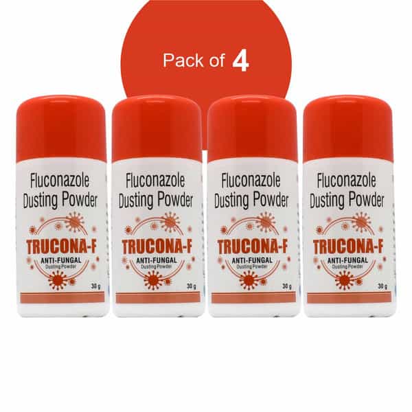 Trucona-F Fluconazole 2 % Anti Fungal Dusting Powder - 30 Gms Pack Of 4