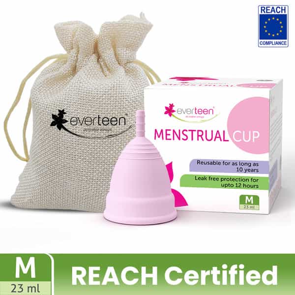 Everteen Small Menstrual Cup For Periods In Women - 1 Pack (23Ml Capacity)