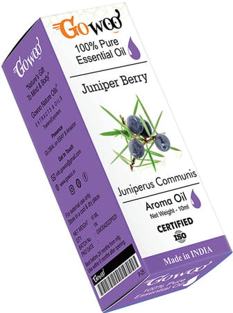 Go Woo 100% Pure Juniper Berry Oil Virgin & Undiluted 10 Ml