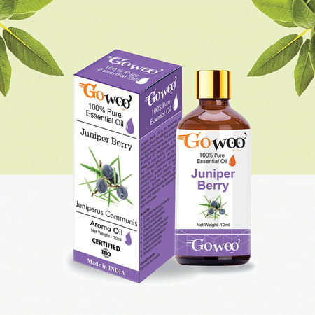 Go Woo 100% Pure Juniper Berry Oil Virgin & Undiluted 10 Ml