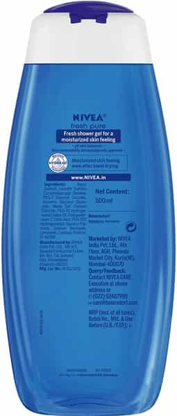 Nivea Pure Shower & Body Wash - 500 Ml