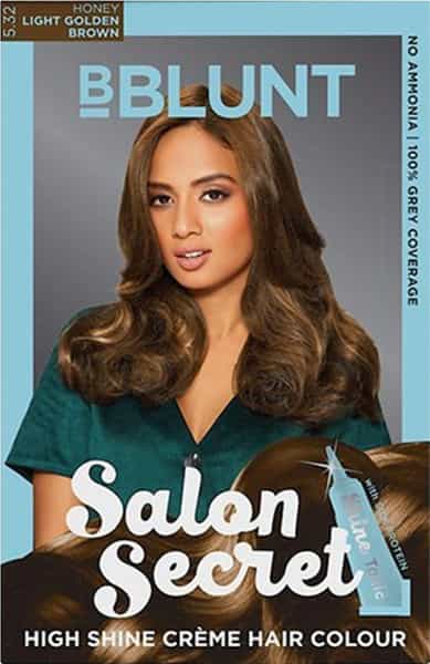 Bblunt Salon Secret High Shine Crme Hair Colour Honey Light Golden Brown - 100 Gm