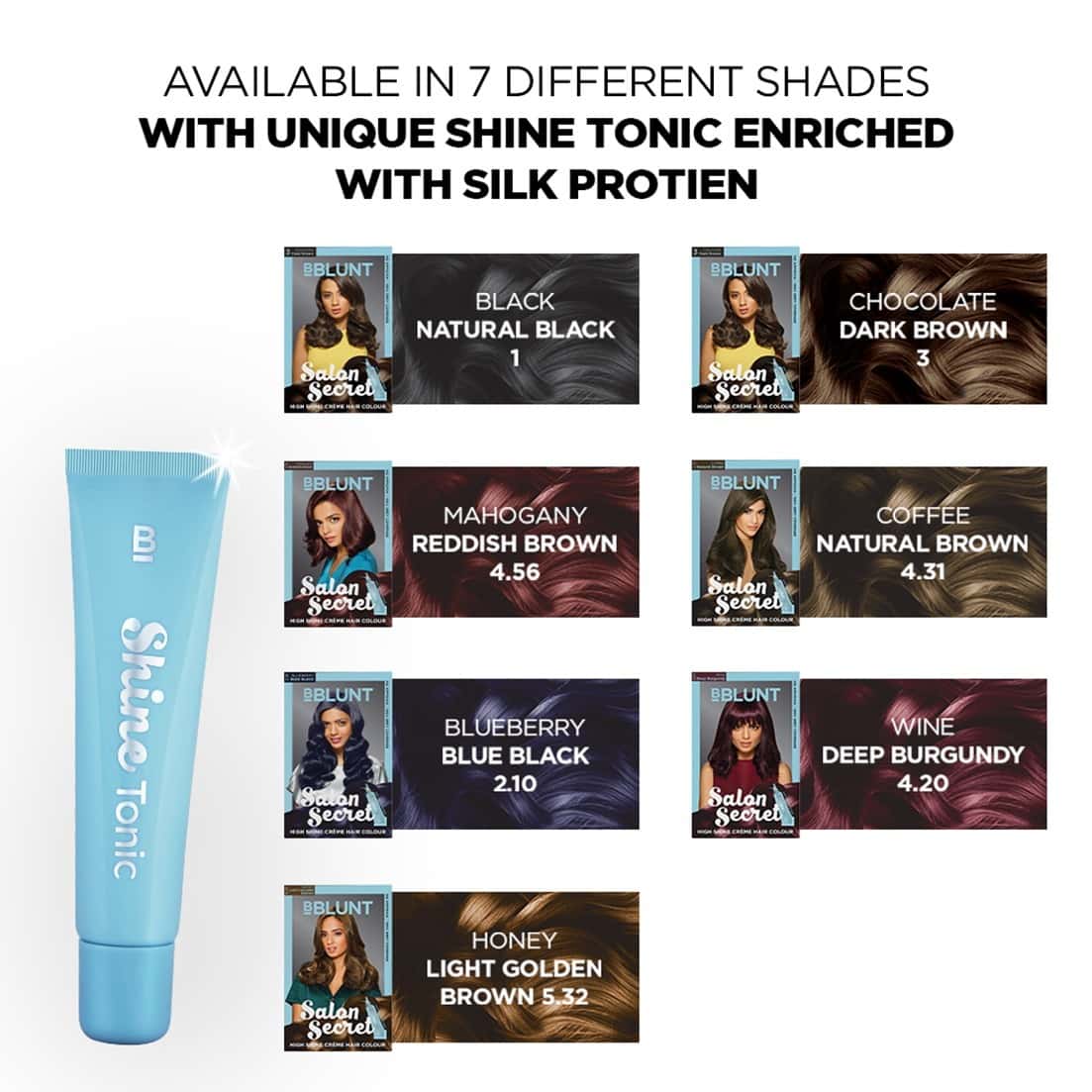 Buy BBLUNT SALON SECRET HIGH SHINE CRME HAIR COLOUR HONEY LIGHT GOLDEN