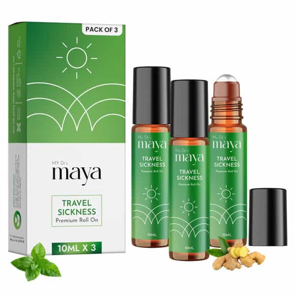 Maya Travel Sickness Roll On | Pack Of 3