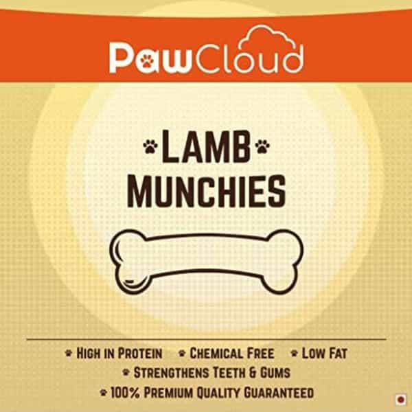 Pawcloud Lamb/Mutton Munchies Sticks Dog Treat 400 Gm