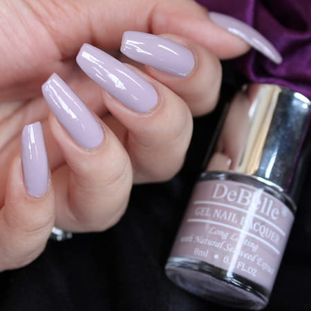 Debelle Gel Nail Polish Gift Set Of 2 Vintage Frost | Shimmer Top Coat - 16 Ml (8ml Each)