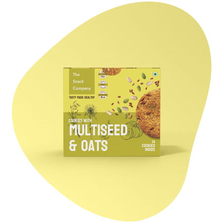 The Snack Company Multi Seed Oat Cookies - 210gm