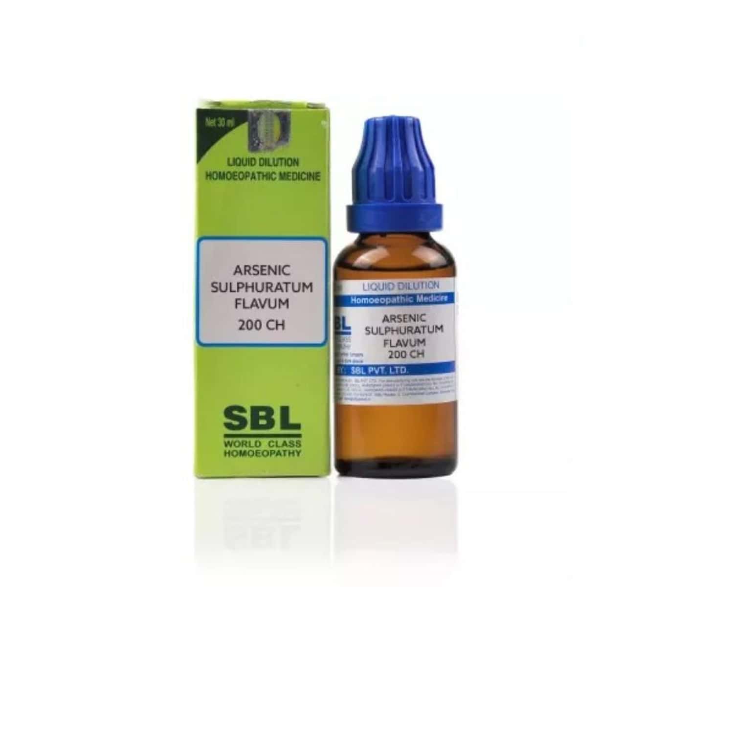 Sbl Arsenic Sulphuratum Flavum Dilution 200 Ch 30 Ml Pack Of 2