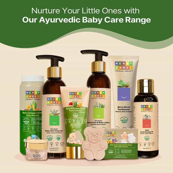 Herby Angel Bala Ashwagandhadi Soap For Babies & Kids | 75G