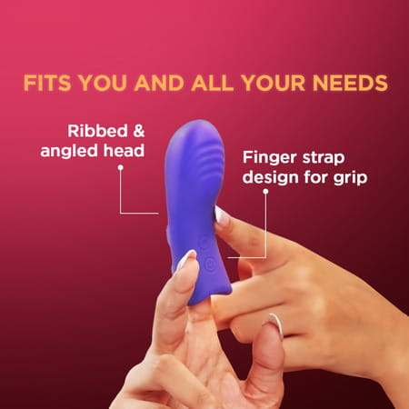 Skore Teasher Rechargeable Finger Vibrator 1 Nos
