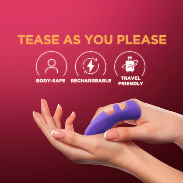 Skore Teasher Rechargeable Finger Vibrator 1 Nos