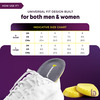 Betterhood Pack Of 2 Pairs Shock Absorb All-Day Comfort Ergonomic Orthotic Gel Heel Pads (5-8 Uk)
