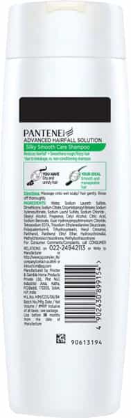 Pantene Advanced Hair Fall Solution Silky Smooth Care Shampoo - 340Ml