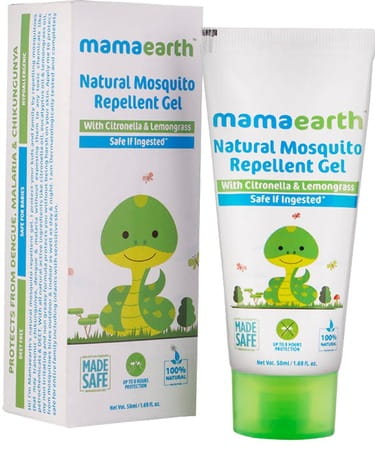 Mamaearth Natural  Mosquito Repellent Gel  Tube Of 50 Ml