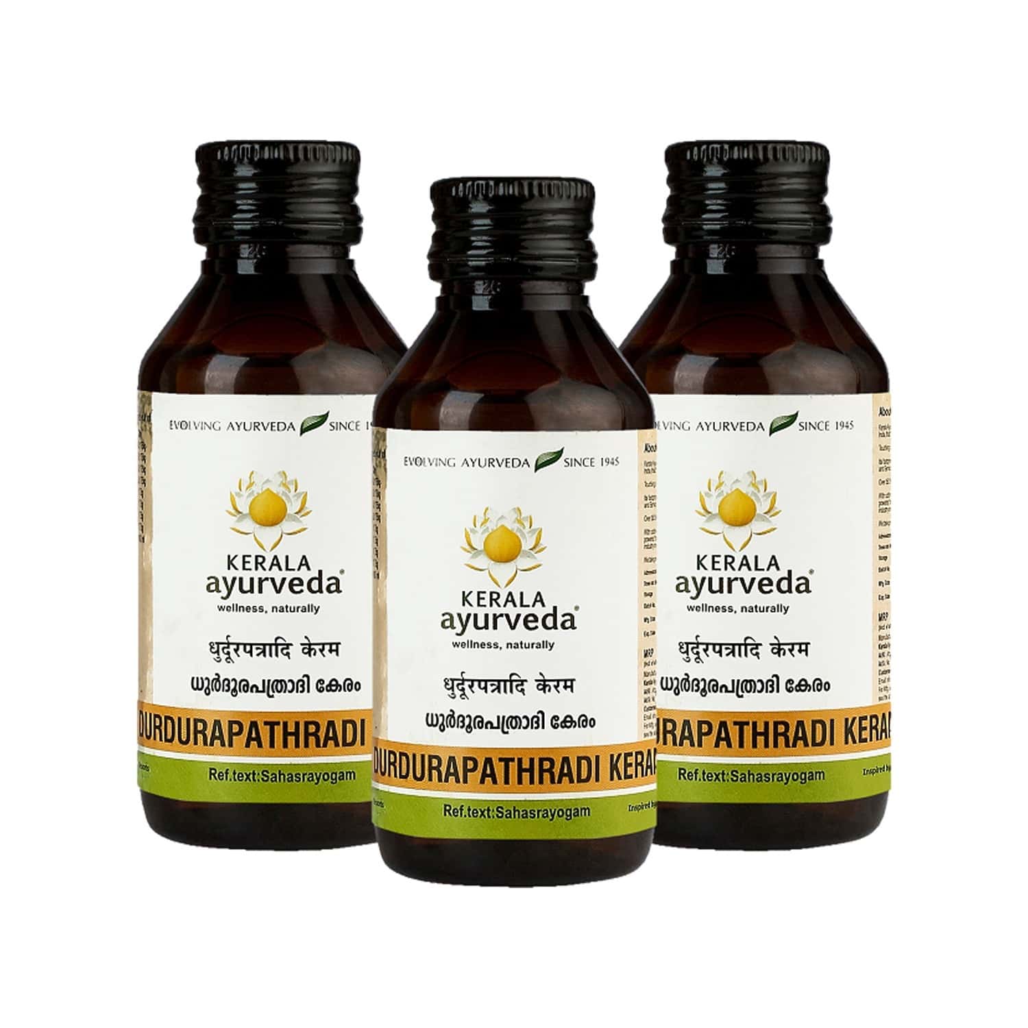 Kerala Ayurveda Durdurapathradi Keram - 100 Ml - Pack Of 3