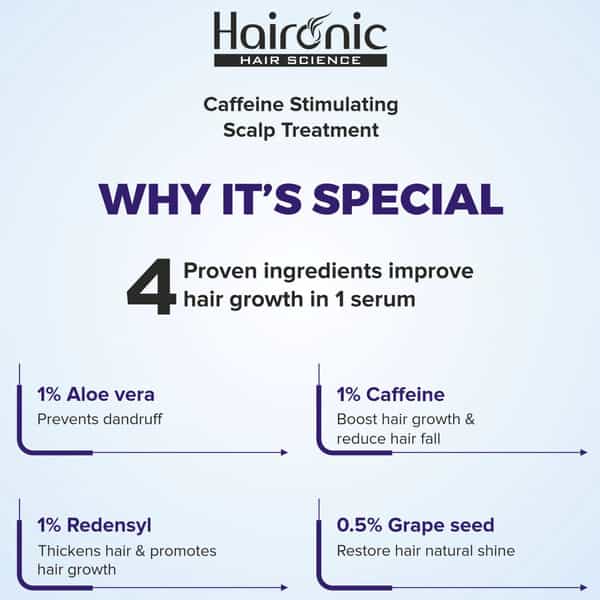 Haironic Caffeine Stimulating Scalp Treatment Hair Serum 100Ml