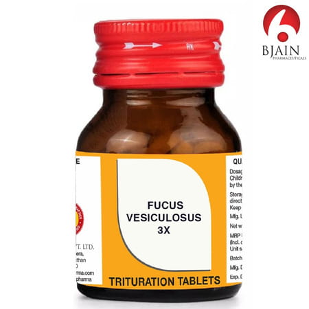 Bjain Fucus Vesiculosus Trituration Tablet 3X | 25Gm