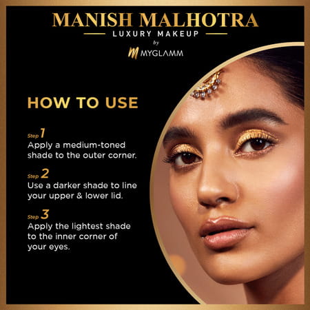 Manish Malhotra Beauty By Myglamm 9 In 1 Eyeshadow Palette-Reverie