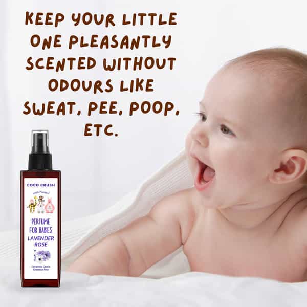 Coco Crush 100% Natural Lavender Rose Gentle Perfume For Babies - 50Ml