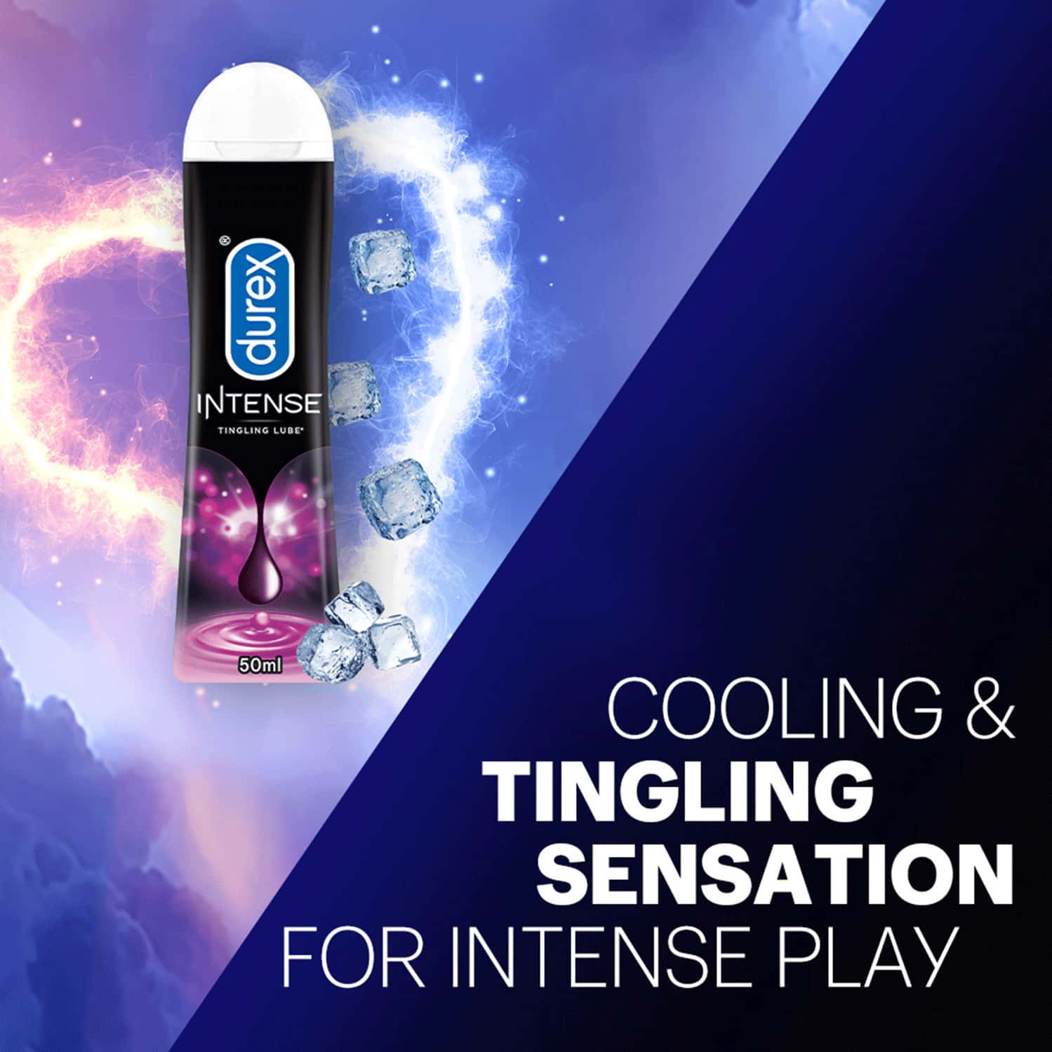 Buy DUREX INTENSE TINGLING LUBE LUBRICANT GEL FOR MEN & WOMEN 50ML