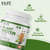Inlife Plant Protein Powder - Pea | Quinoa & Brown Rice - 25G Protein (Coffee | 1Kg)