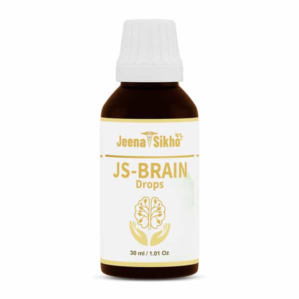 Jeena Sikho Js-Brain Drop | Ayurvedic Brain Booster | For Adults And Children | 30Ml