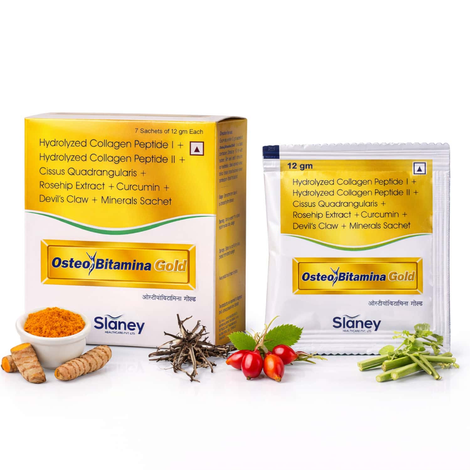 Slaney Osteobitamina Gold- Joint Care 7 Sachets