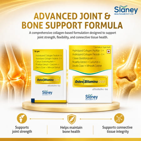 Slaney Osteobitamina Gold- Joint Care 7 Sachets