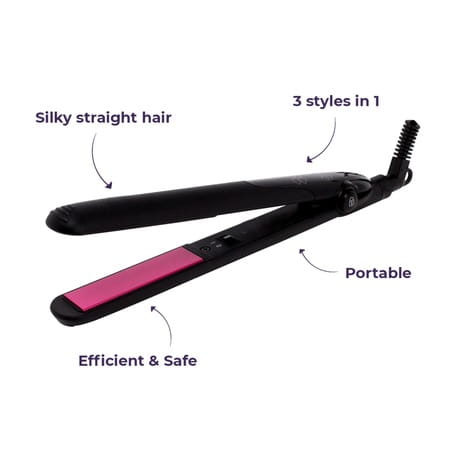Sanfe Selfly Hair Straightener With Ceramic Coated Plates | For Long-Lasting Straight & Silky Hair