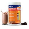 Gritzo Supermilk Growth+ (10-12Y Girls) | 12G Protein (Double Chocolate | 400G) | Zero Refined Sugar