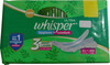 Whisper Ultra Hygiene + Comfort Sanitary Pads With Wings 30 Pieces (Xl Plus)