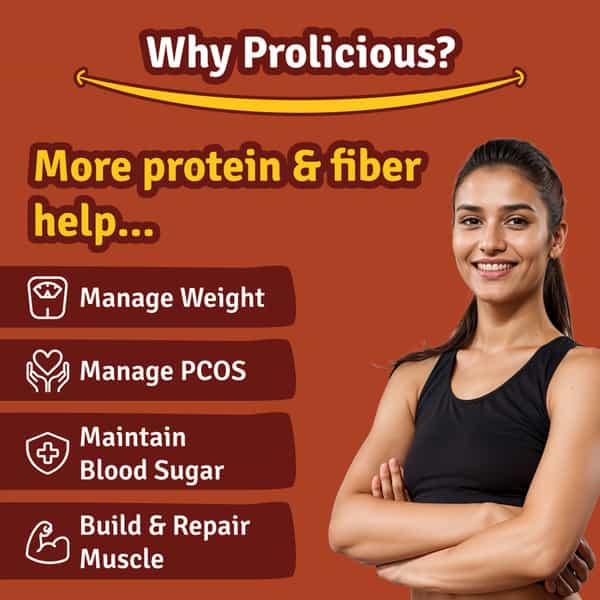 Prolicious 2X Protein Garlic Bread Khakhra | No Palm Oil | Crispy Snack | 170G (Pack Of 3)
