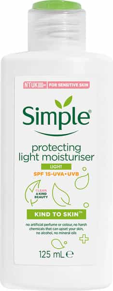 Simple Kind To Skin Protecting Light Moisturiser Spf 15 - 125 Ml