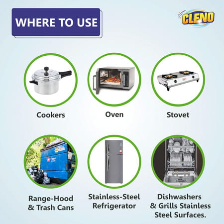 Cleno Stainless Steel Wet Wipes - 50 Wipes (Pack Of 2) (Ready To Use)