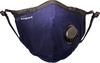 Livinguard Pro Mask 3 Layers >95% Filtration Washable & Reusable Cotton Mask Medium Bombay Blue