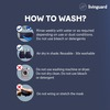 Livinguard Pro Mask 3 Layers >95% Filtration Washable & Reusable Cotton Mask Medium Bombay Blue