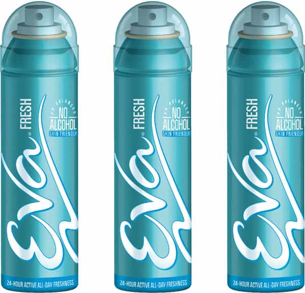 Eva Perfumed Deodrant Skinfriendly Body Spray For Woman Fresh 150Ml ( Pack Of 3)