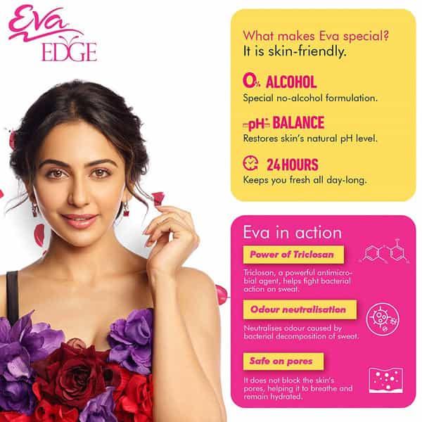 Eva Perfumed Deodrant Skinfriendly Body Spray For Woman Fresh 150Ml ( Pack Of 3)