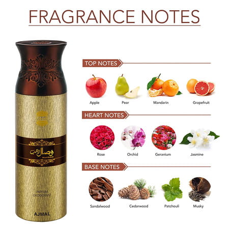 Ajmal 3 Wisal Dhahab For Men And 1 Nightingale For Men & Women Deodorants Each 200Ml Combo Pack Of 4