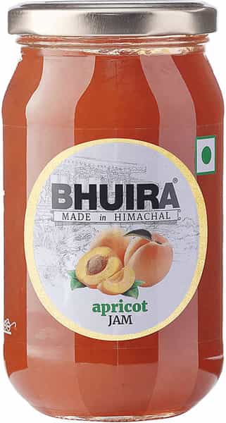 Bhuira All Natural Black Cherry Preserve & Apricot Jam- 240 Gm X 2 - Pack Of 2